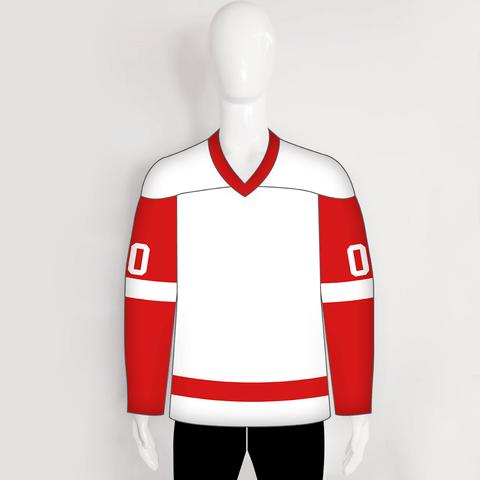 HJZ187 Detroit Red Wings 1993 Throwback Blank Custom Hockey Jerseys - YoungSpeeds