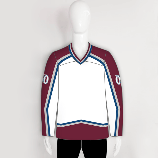 HJZ195 2001 Colorado Avalanche Custom Blank Hockey Jerseys - YoungSpeeds