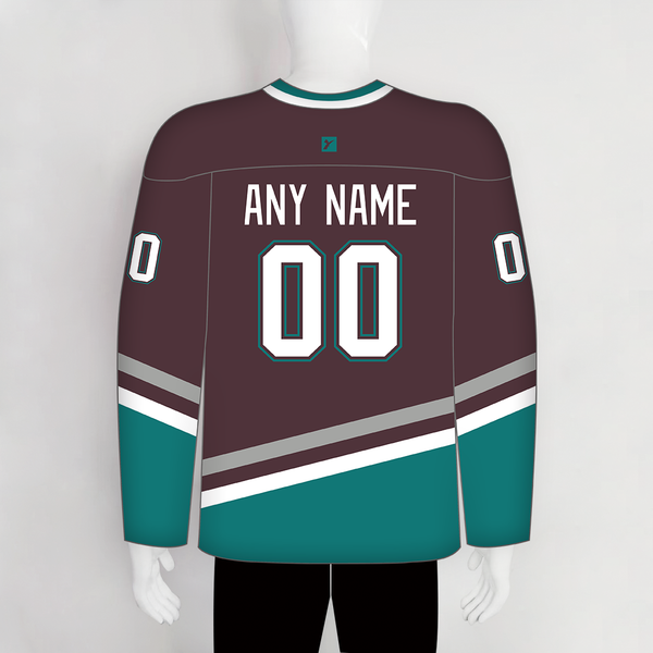 HJZ200 Anaheim Mighty Ducks 2005 Custom Blank Team Hockey Jerseys - YoungSpeeds