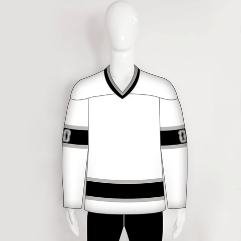 HJZ208 Los Angeles Kings 1993 Home Custom Sublimated Blank Hockey Uniforms - YoungSpeeds