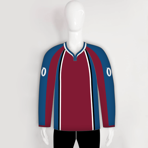 HJZ215 Colorado Avalanche 2012 Custom Sublimated Blank Hockey Jerseys - YoungSpeeds