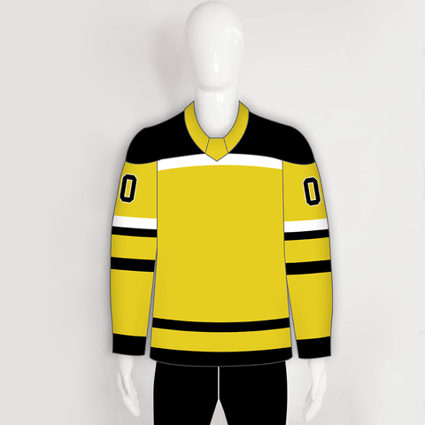 HJZ227 Cincinnati Stingers 1978 Custom Blank Yellow Hockey Jerseys - YoungSpeeds