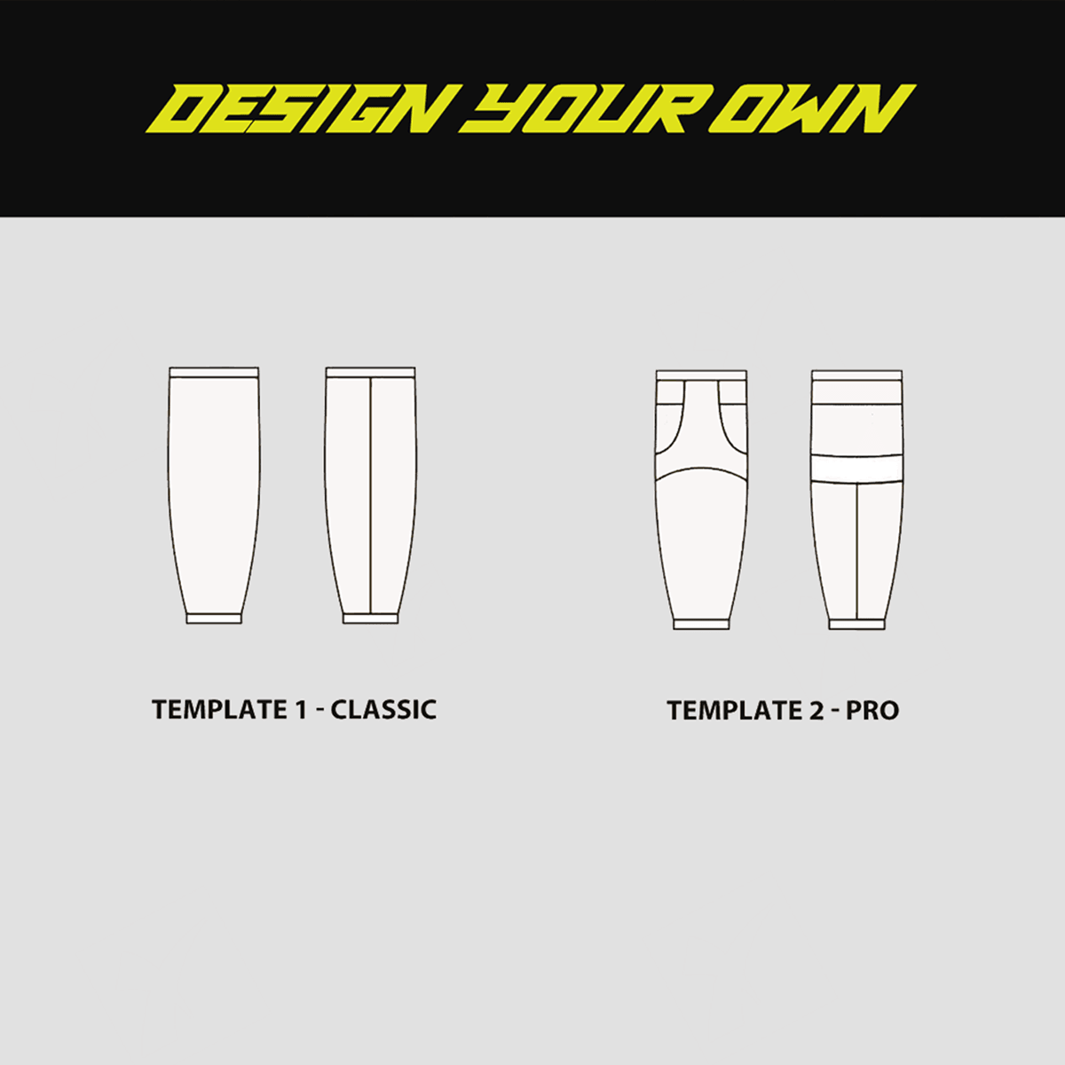 Design Your Own Hockey Socks - Personalized Sublimated - YoungSpeeds